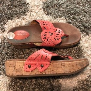 Clarks Coral Wedges